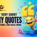 Very Short Funny Quotes